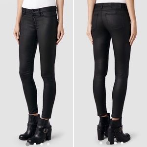 All Saints black skinny jeans
